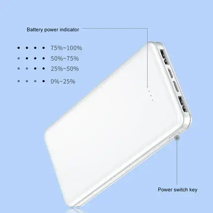 WinterGlow™ 10k: Long-Range High Capacity Power Bank (10,000mAh)